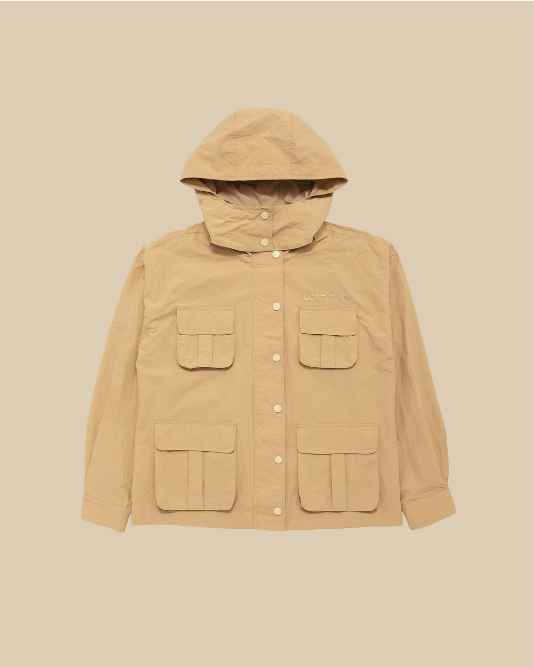 Waterproof Rain Jacket - Beige