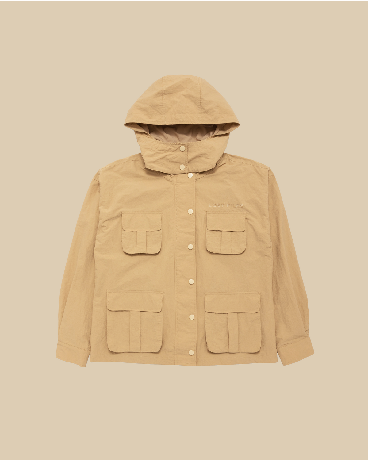 Waterproof Rain Jacket - Beige