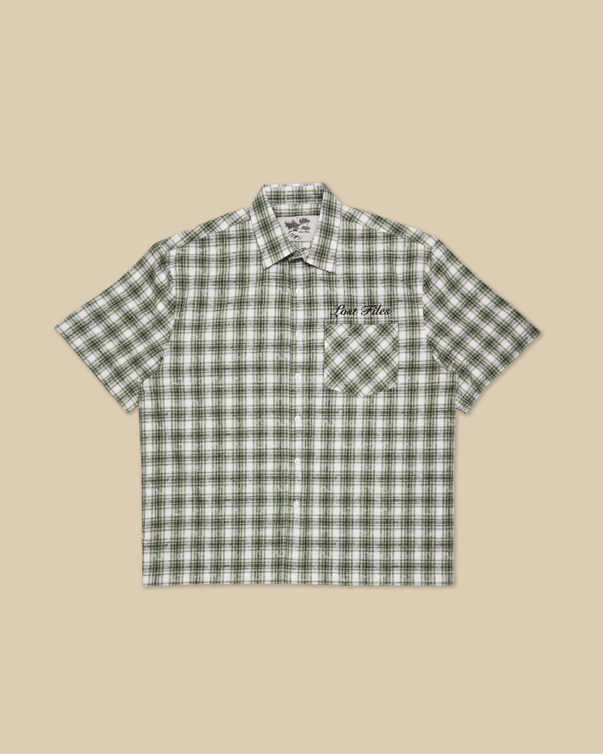 Green Plaid Button Up Shirt