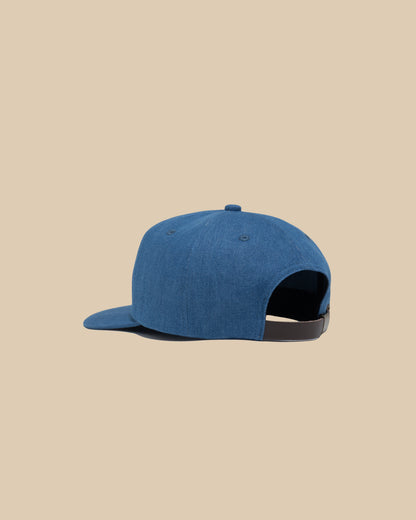 Blue Denim Chain Stitch Hat